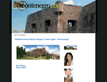 Tablet Screenshot of mediteranskihiruskicentar.montenegro.com