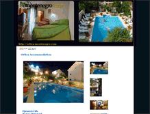 Tablet Screenshot of orlica.montenegro.com