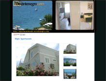 Tablet Screenshot of apartmanimajic.montenegro.com